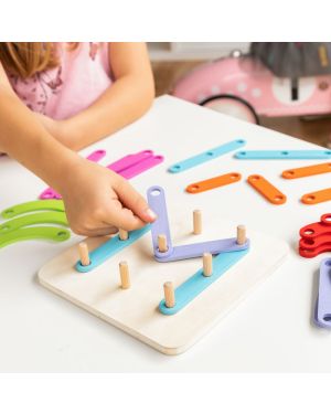 Set jeu éducatif en bois 27 Pièces