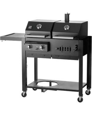 Gas-und Holzkohlegrill TWIN GRILL