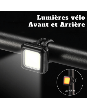 Set de Lumières pour Vélo Avant et Arrière