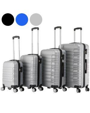 Set de 4 valises rigides S/M/L/XL