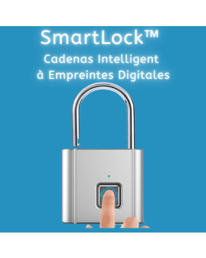 SmartLock™ - Intelligentes Vorhängeschloss mit Fingerabdrücken
