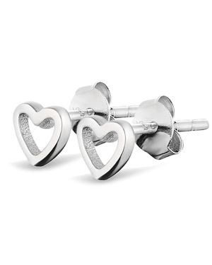 Ohrstecker Ernst Stein Silver Heart