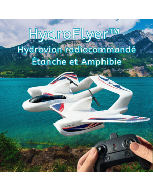 HydroFlyer™ - Hydravion radiocommandé Étanche et Amphibie