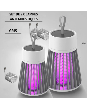 Set de 2 Lampes Anti-Moustiques Zapper™